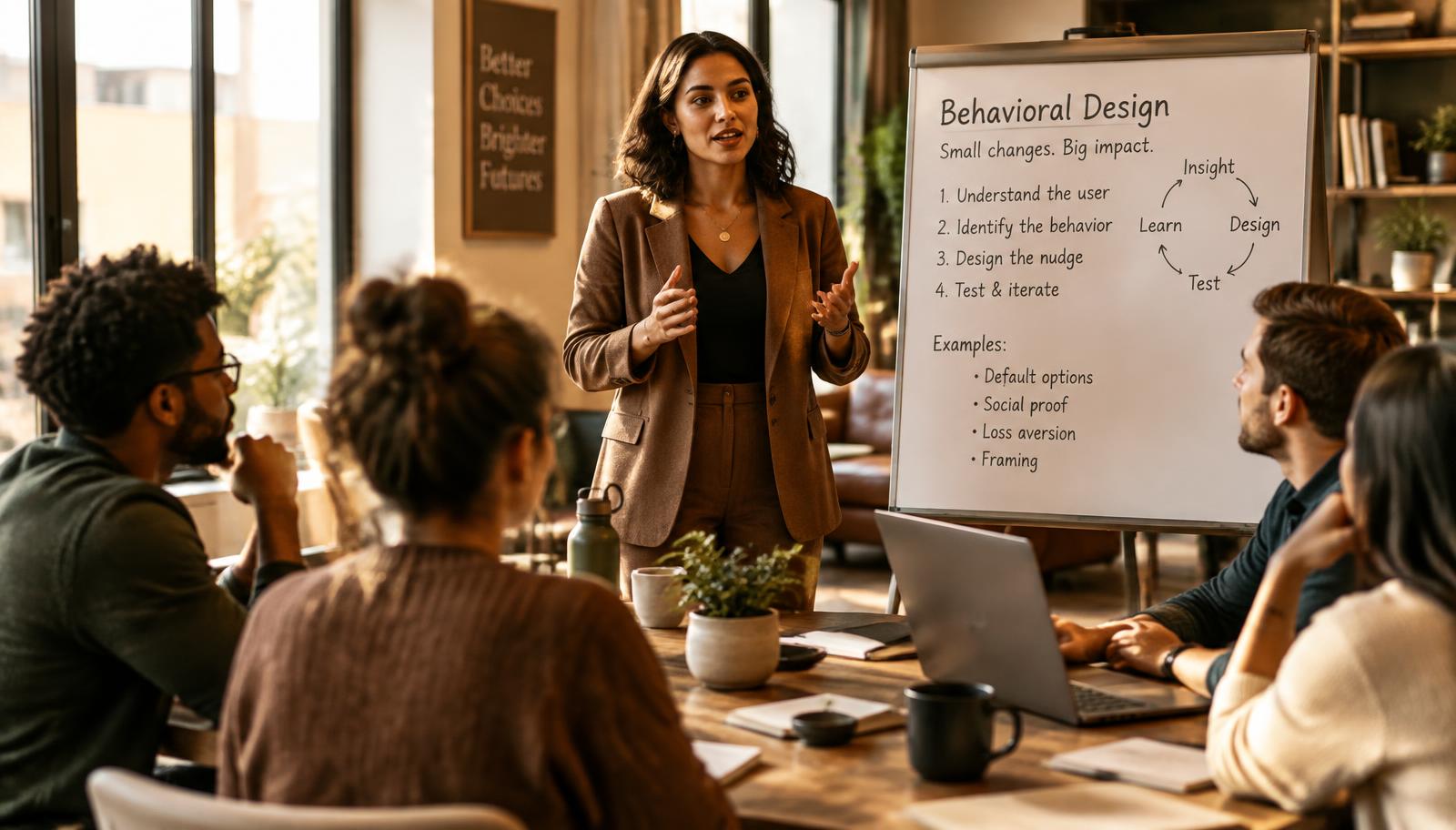 Workshop di Behavioral Design con un team aziendale